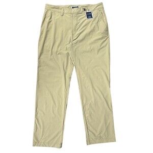 Club Room Men's Chino Pants Beige 32W 30L Straight Leg